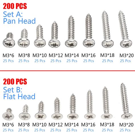 stainless self tapping sheet metal screws|self tapping screw sizes chart.